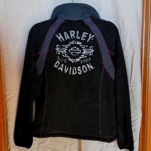 Harley Davidson zip sweater